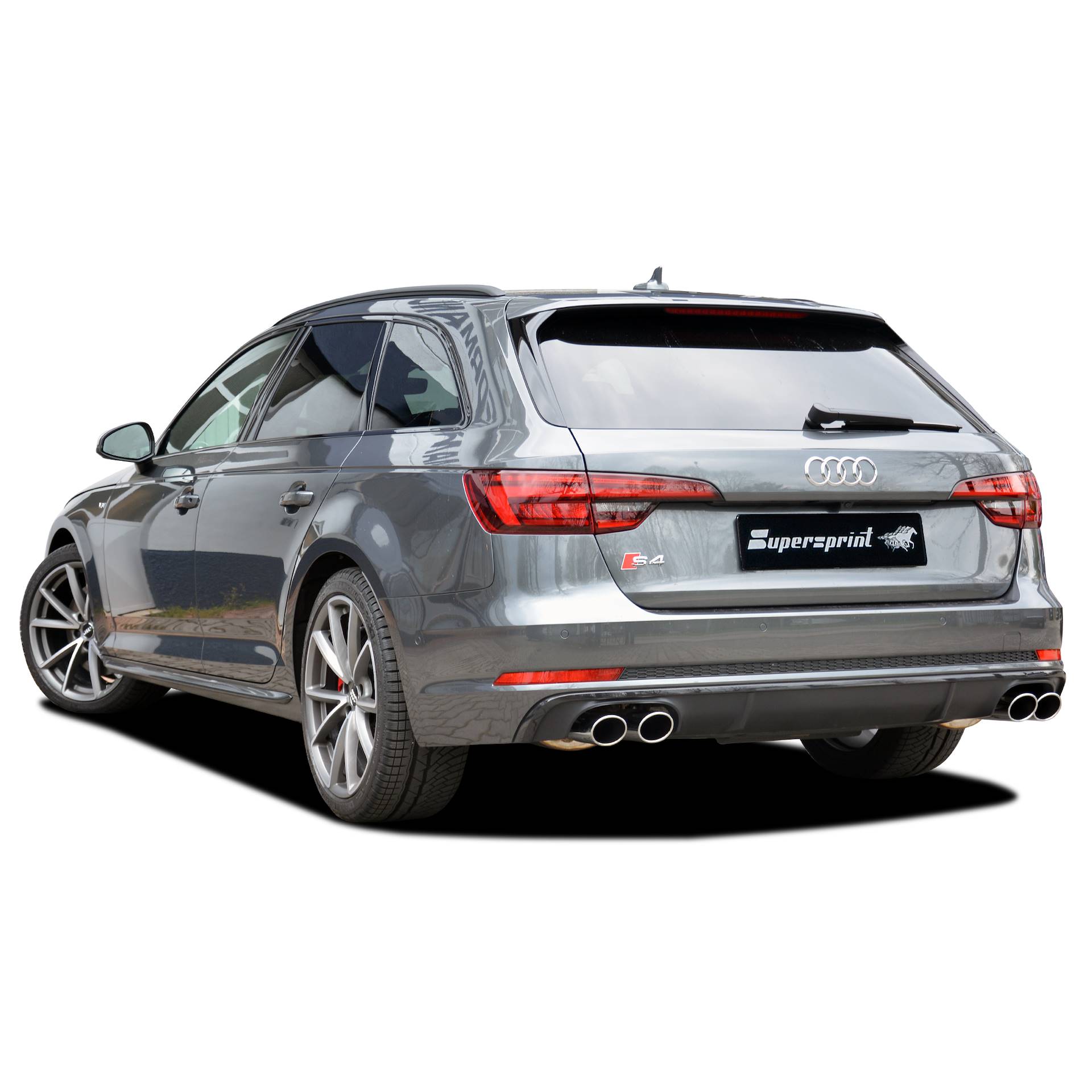 Neue Supersprint Auspuff mit Klappe für AUDI S4 B9 Quattro (Berlina + Avant) 3.0 TFSi V6 (354 PS) 2016 ->
